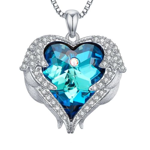Hallmark Fine Jewelry Angel Wing Diamond Pendant in Sterling Silver |  Jewelry by Hallmark Fine Jewelry