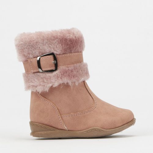 Girls Bratz Faux Fur Boots Dusty Pink Jumbo | South Africa | Zando