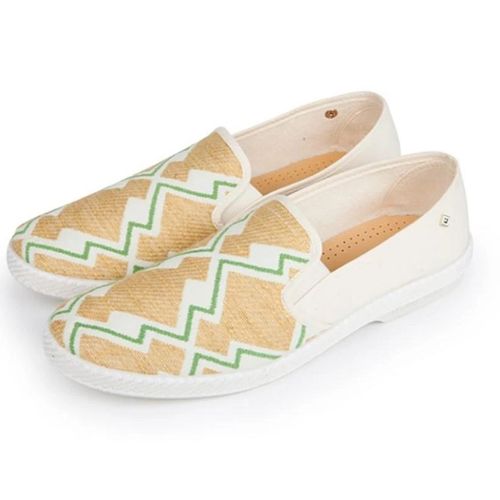 Rivieras Print Papyrus Slip On Gold Rivieras Leisure Shoes | South ...