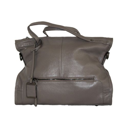 Full Grain Genuine Leather Conference Fashion Bag- Grey Fino | South ...