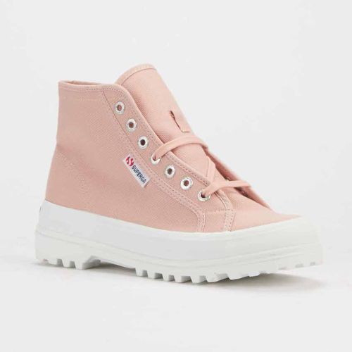 Canvas Tank Sole Boots Pink Smoke Superga | South Africa | Zando