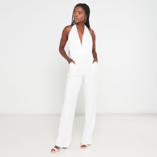 Backless Jumpsuit White JAVING, South Africa