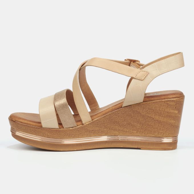 Syreen Wedges Beige Butterfly Feet | Price in South Africa | Zando