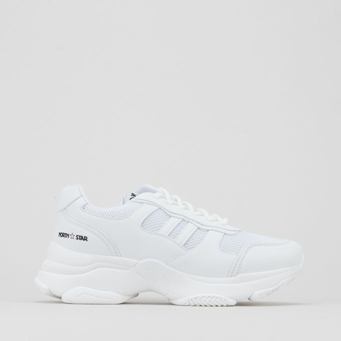 Ladies Aoon White Chunky Fashion Sneaker North Star | South Africa | Zando