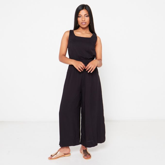 Side Entry Pocket Jumpsuit Jet Black Hilton Weiner | South Africa | Zando