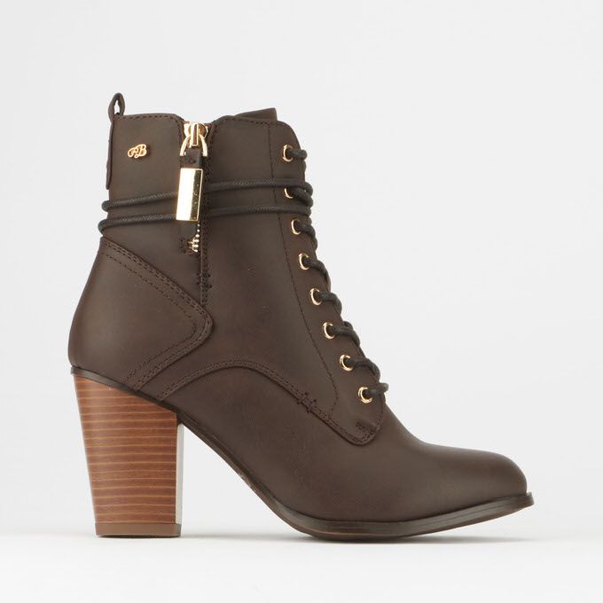 Ahlam 2 Boots Chocolate Miss Black | South Africa | Zando