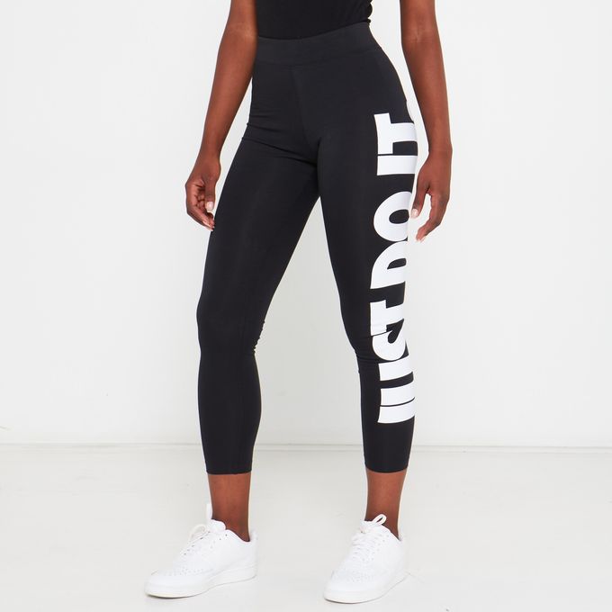 W Nsw Essential High Waisted Just Do It Graphic Black Nike | South Africa | Zando