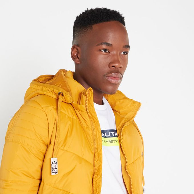 Men's Zip Thru Jacket - Puffer Mustard Aca Joe | South Africa | Zando