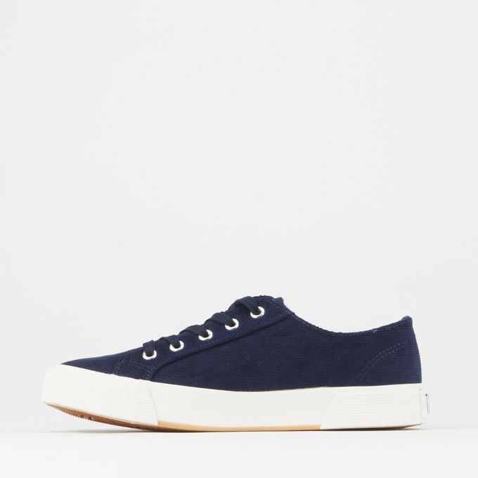 Ladies Kinsley Navy Lace Up Sneakers Tomy Takkies | South Africa | Zando