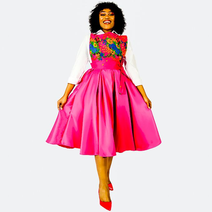 Heritage Dress Tsonga Pink Africa Fashion House | South Africa | Zando