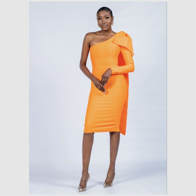 Bow Orange Bandage Dress Alabanza | South Africa | Zando
