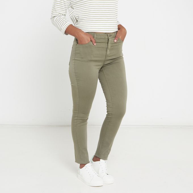 Real Premium Jegging Olive Green Pick n Pay | South Africa | Zando