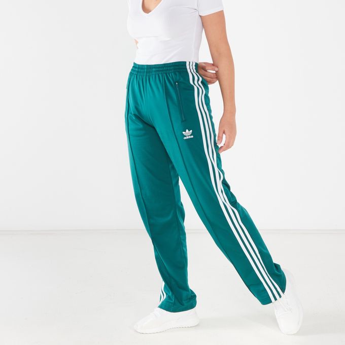 green adidas track pants womens
