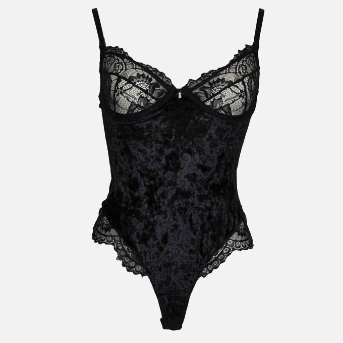 Lace Bodysuit // Black (XS) - Celino Lingerie - Touch of Modern