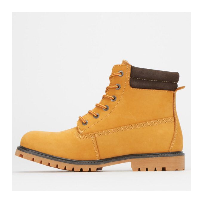 Leather Rugged Worker Boots Honey Jeep | Price in South Africa | Zando