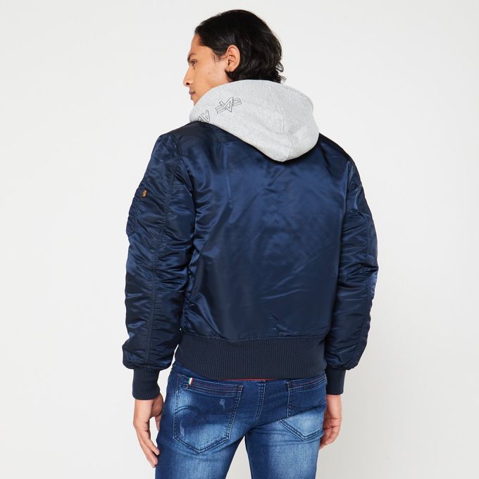 MA-1 DTEC Bomber Jacket Rep Blue/Grey Alpha Industries | South Africa ...