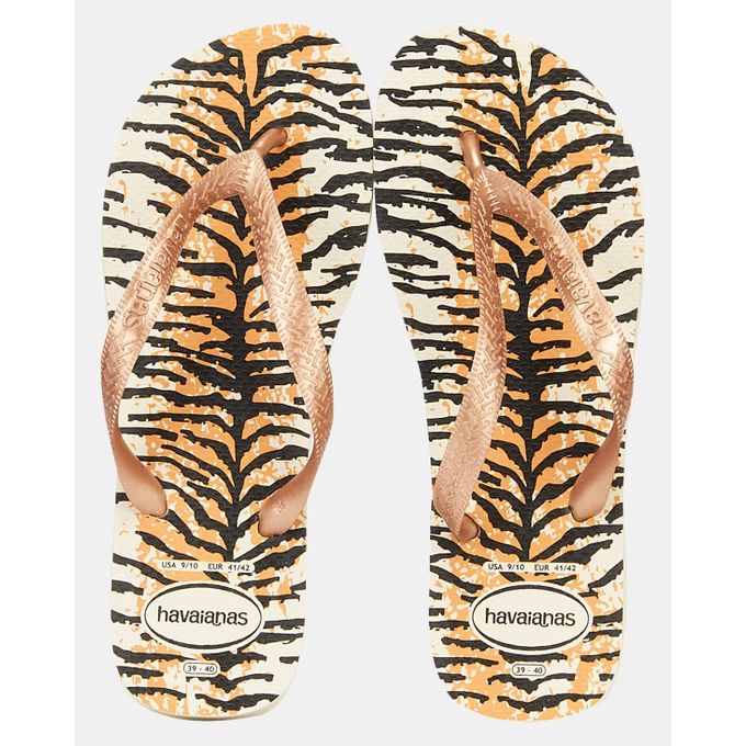 tiger flip flops