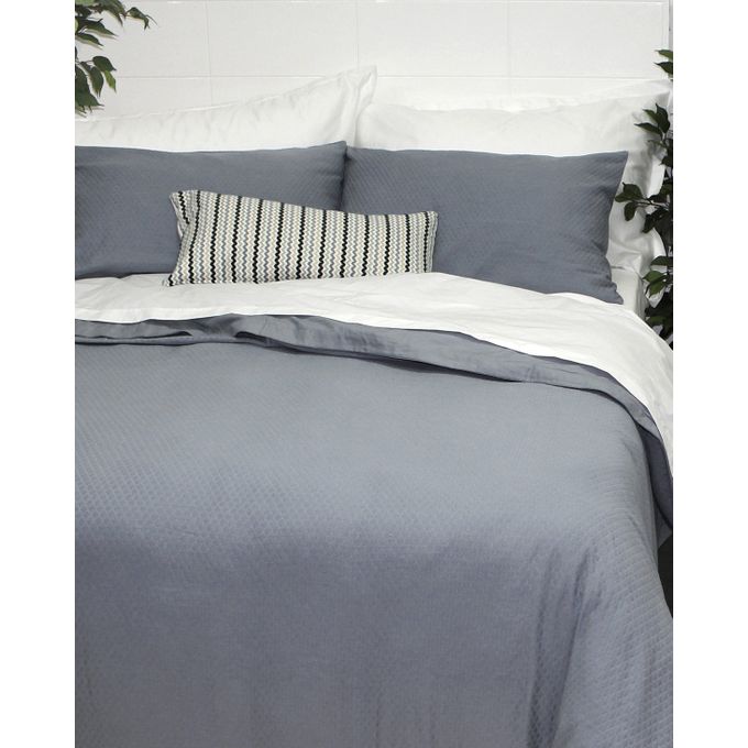 Sheraton Sheraton Sloan T300 100 Cotton Jacquard Duvet Cover Grey