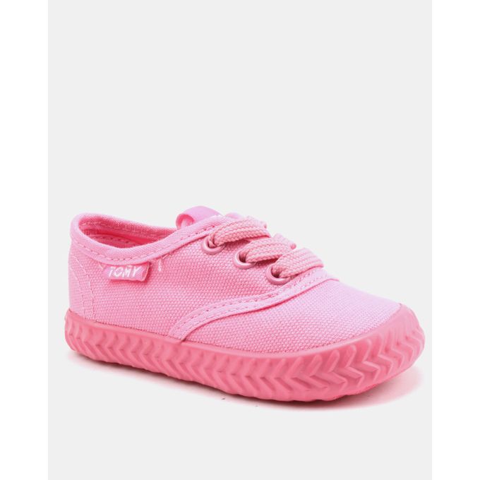 Tomy Takkies Tomy Takkies Infants Original Lace Up Sneakers Pink ...