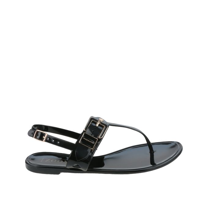 Serena Thong Sandal With Side Buckle Black ZOOM | South Africa | Zando