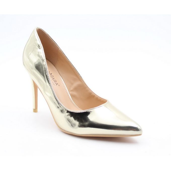 Abella 9cm heel pointy court silver 8 LaMara Paris | Price in South ...