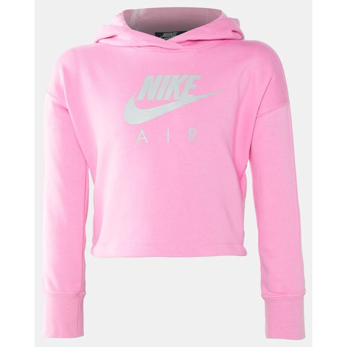 Girls Magic Nike Air Crop Hoodie Flamingo Pink Nike | Price in South ...