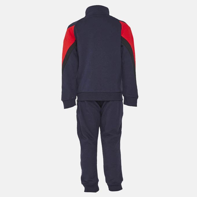 Boys BOS COT Tracksuit Legend Ink/Vivid Red/White adidas | South Africa ...