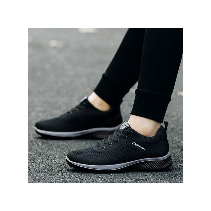 Men's Casual Lace Up Sneakers Black Generic | Price in South Africa | Zando