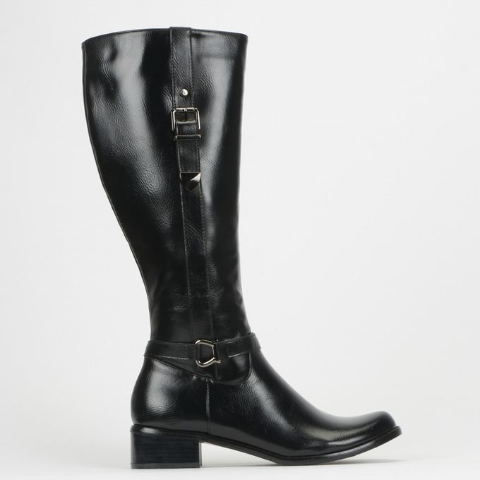 Long Buckle Detail Boots Black Pierre Cardin | Price in South Africa ...