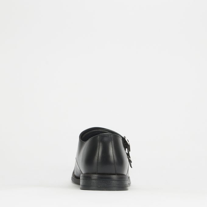 Ambassador Monk Strap Genuine Leather Formal Shoe Black Bata | South ...