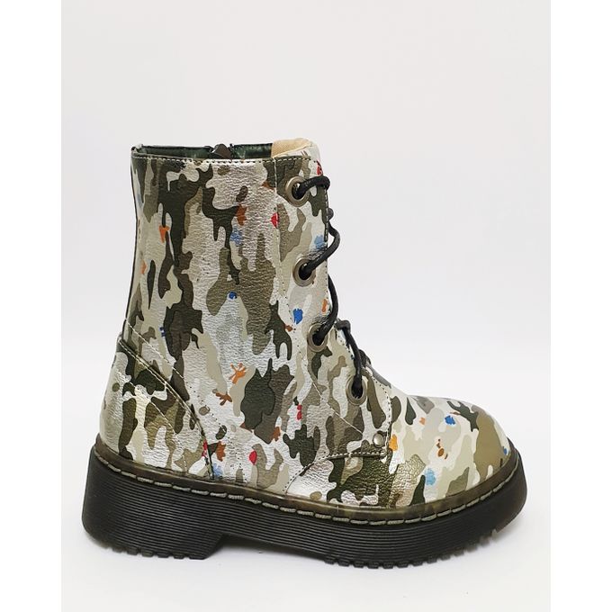 Combat Boot - Green Camouflage Anjo Couture | South Africa | Zando