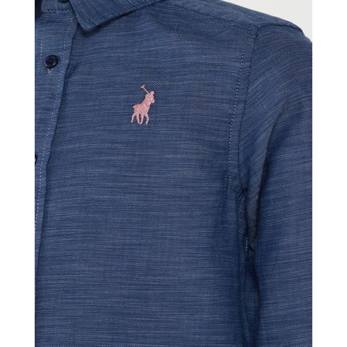 Boys Cooper Long Sleeve Shirt Navy Polo | Price in South Africa | Zando