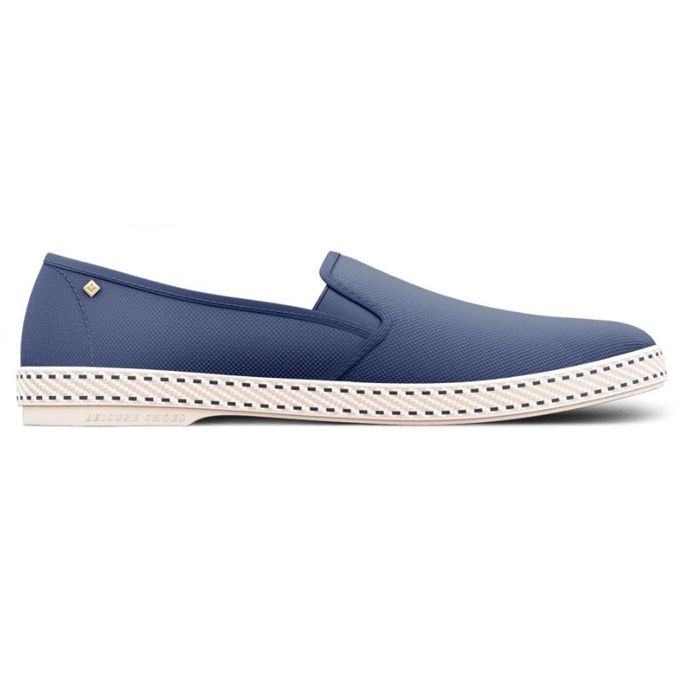 Rivieras Classic Canvas Slip On Blue Rivieras Leisure Shoes | South ...