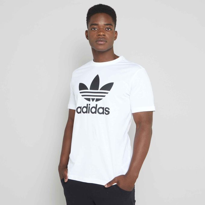 Trefoil T-Shirt M White adidas | Price in South Africa | Zando