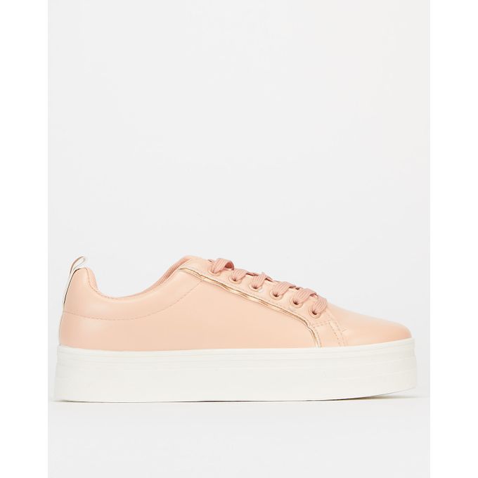 new look flatform trainers