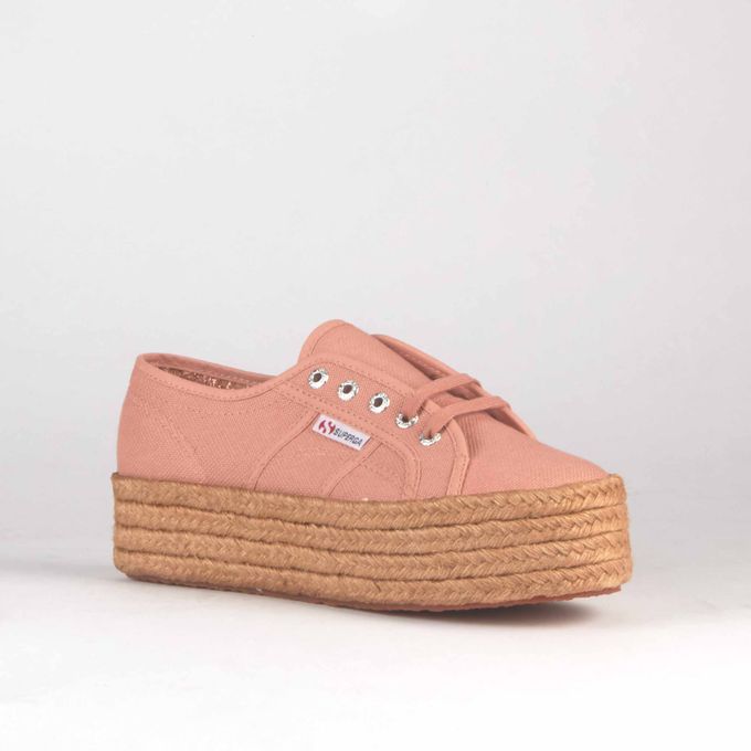 Espadrille Full Wedge Sneakers Brown LT Copper Superga | Price in South ...