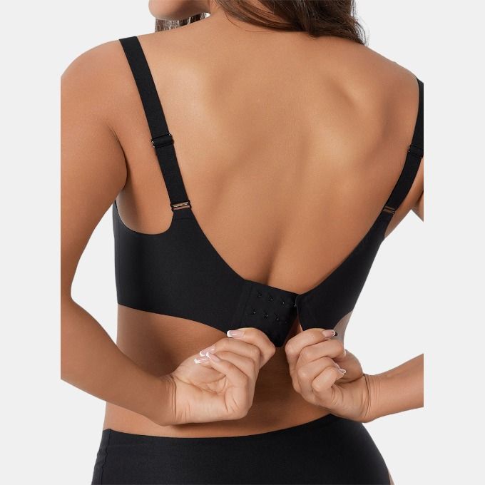 Seamless Wireless Barely-There Bra Black Pear Shapewear, South Africa