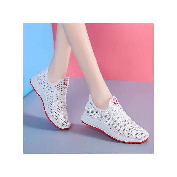 Ladies Casual Low Cut Sports Sneakers White Generic | Price in South ...