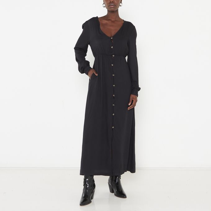 Maxi Style Pocket Dress Black Hilton Weiner | South Africa | Zando