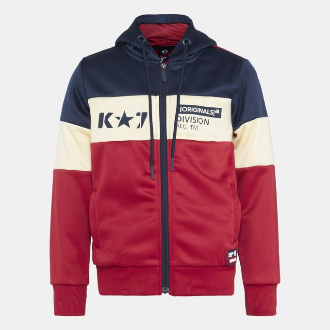 Boys Rumble Zip Sweatshirt Deep Red K-Star 7 | South Africa | Zando