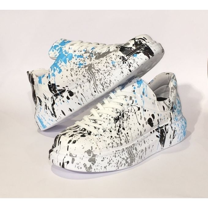 Chekich Chekich Sneakers New Fashion Low-Cut Paint Drop Blue | Zando ...