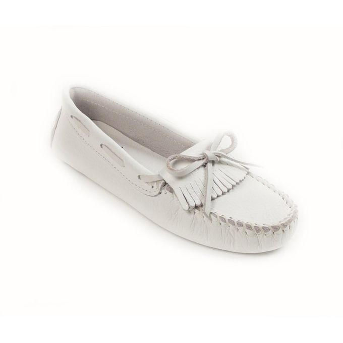 moccasins white