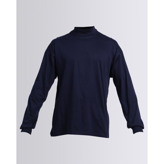 Double Mercerized Cotton Polo Neck Navy Birdi | South Africa | Zando