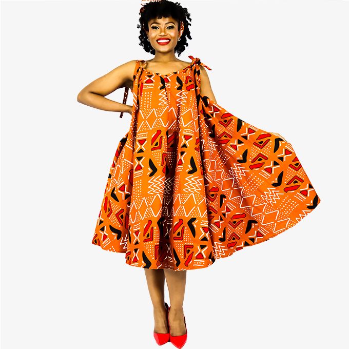 Kundai Compound Flare Dress Africa Fashion House | South Africa | Zando