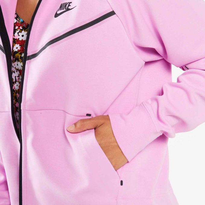 M Nsw Tech Fleece Full Zip Hoodie Beyond Pinkblack Nike South Africa