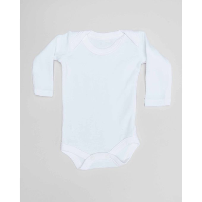 White 3 Pack Long Sleeve Baby Vest Camille | South Africa | Zando