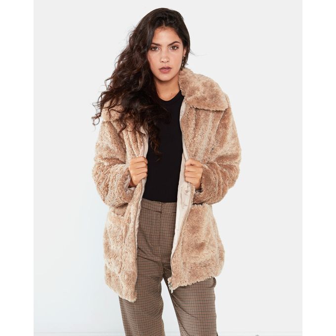 Curves Teddy Jacket Camel New Look | Price in South Africa | Zando