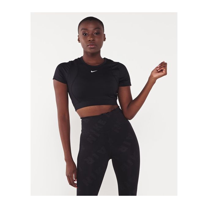 W NP Aero Adapt SS Crop Top Black Nike Performance | Price in South ...