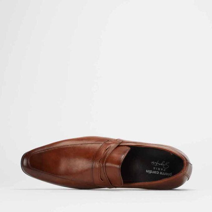 Plain Formal Slip On Shoes Brown Pierre Cardin | South Africa | Zando